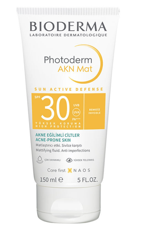 Bioderma Photoderm AKN Mat Spf30+ Güneş Koruyucu Krem 150 ml