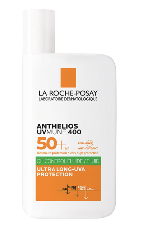 La Roche Posay Anthelios UVmune400 Oil Control Fluide SPF50+ Karma ve Yağlı İçin Yüz Güneş Kremi 50 ml